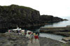 Lendingin í Mykinesi / Havnen på Mykines / The harbour in Mykines.