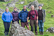 Hannah Hereward, Cardiff University. Lauren Evans, Scotland. Ben Porter, Cardiff University, Anna Ausems, Holland & Jens-Kjeld Jensen.