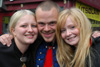 Margretha, Jákup & Tina, ólavsøkan 2005.