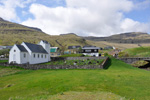 Hósvíkar kirkja / Kirken i Hósvík / The church in Hósvík.