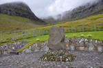 Minnisvarðin í Syðradali / The memorial place in Syðradalur, Kalsoy