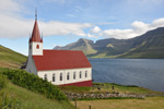 Húsa kirkja / Kirken í Húsar / The church in Húsar.