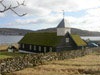 Sjóvar kirkja / Kirken i Sjógv / The church in Sjógv.