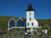 Glyvra kirkja / Kirken i Glyvrar / The church in Glyvrar.