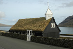 Kollafjarðar kirkja / Kirken i Kollafjørður / The church in Kollafjørður.