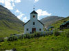 Elduvíkar kirkja / Kirken i Elduvík / The church in Elduvík.