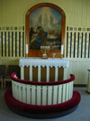 Elduvíkar kirkja / Kirken i Elduvík / The church in Elduvík.