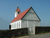 Kunoyar kirkja / Kirken i Kunoy / The church in Kunoy.