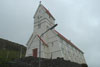 Tvroyrar kirkja / Kirken i Tvroyri / The church in Tvroyri.