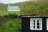 Sandvíkar kirkja / Kirken i Sandvík / The church in Sandvík.