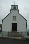 Sandvíkar kirkja / Kirken i Sandvík / The church in Sandvík.