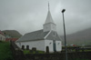 Kirkjan í Fámjin / Kirken i Fámjin / The church in Fámjin.