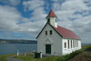 Skvoyar kirkja / Kirken p Skvoy / The church in Skvoy.