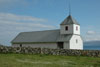 Kirkjubøar kirkja / Kirken i Kirkjubø / The church in Kirkjubø.