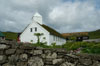 Mykinesar kirkja / Kirken p Mykines / The church in Mykines.