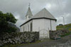 Svínoyar kirkja / Kirken på Svínoy / The church in Svínoy.