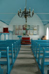 Hattarvíkar kirkja / Kirken i Hattarvík / The church in Hattarvík.