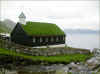 Funnings kirkja / Kirken i Funningur / The church in Funningur.