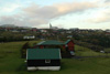 Hoyvíkar kirkja, Tútukannutjørn / Den nye kirke i Hoyvík / The new church in Hoyvík.