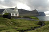 Viðareiðis kirkja / Kirken i Viðareiði / The church in Viðareiði.