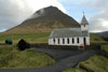 Viðareiðis kirkja / Kirken i Viðareiði / The church in Viðareiði.