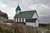 Gjáar kirkja / Kirken i Gjógv / The church in Gjógv.