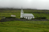 Svínoyar kirkja / Kirken på Svínoy / The church in Svínoy.