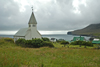 Svínoyar kirkja / Kirken på Svínoy / The church in Svínoy.