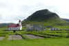 Hvalbiar kirkja / Kirken i Hvalba / The church in Hvalba.