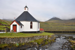 Haldarsvíkar kirkja / Kirken i Haldarsvík / The church in Haldarsvík