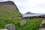 Kirkjugarurin  Gsadali / Kirkegrden i Gsadalur / The cemetery in Gsadalur 05.06.2011.