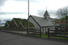 Kvívíkar kirkja / Kirken i Kvívík / The church in Kvívík.