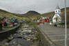 Kvívíkar kirkja / Kirken i Kvívík / The church in Kvívík.