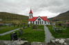 Sandavágs kirkja / Kirken i Sandavágur / The church in Sandavágur.