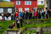 Togtogan í Mykinesi / Tovtrækning på Mykines / Tug-of-war in Mykines.