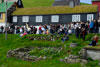 Togtogan í Mykinesi / Tovtrækning på Mykines / Tug-of-war in Mykines.