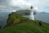 Vitin í Mykineshólmi / Fyrtårnet på Mykineshólm / The lighthouse in Mykineshólm.