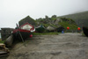 Mykinesbátar / Bådene på Mykines / The boats in Mykines.