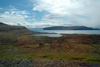 Stóravatn, Sandoy, við Skúvoy í baksýnuni / Stóravatn, Sandoy, med Skúvoy i baggrunden / Stóravatn, Sandoy, with Skúvoy in the hindmost.