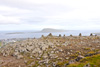 Útsýni av Húsareyni í 348 metra hædd móti Nólsoynni 22.08.2009 / The view from 348 metres hight on Húsareyni towards Nólsoy 22.08.2009.