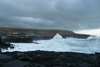 Landsynningsbrim í Nólsoy 05.01.2008 / Stærk brænding fra sydøst på Nólsoy 05.01.2008 / Breakers from South-East on Nólsoy 05.01.2008. 