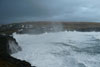 Landsynningsbrim í Nólsoy 05.01.2008 / Stærk brænding fra sydøst på Nólsoy 05.01.2008 / Breakers from South-East on Nólsoy 05.01.2008. 