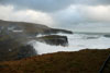 Landsynningsbrim í Nólsoy 05.01.2008 / Stærk brænding fra sydøst på Nólsoy 05.01.2008 / Breakers from South-East on Nólsoy 05.01.2008. 