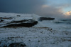 Landnyrðingsbrim í Nólsoy 01.02.2008 / Stærk brænding fra nordøst på Nólsoy 01.02.2008 / Breakers from North-East on Nólsoy 01.02.2008. 