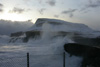 Landnyrðingsbrim í Nólsoy 01.02.2008 / Stærk brænding fra nordøst på Nólsoy 01.02.2008 / Breakers from North-East on Nólsoy 01.02.2008. 