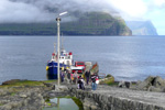 Lendingin í Svínoy / Havnen i Svínoy / The harbour in Svínoy.